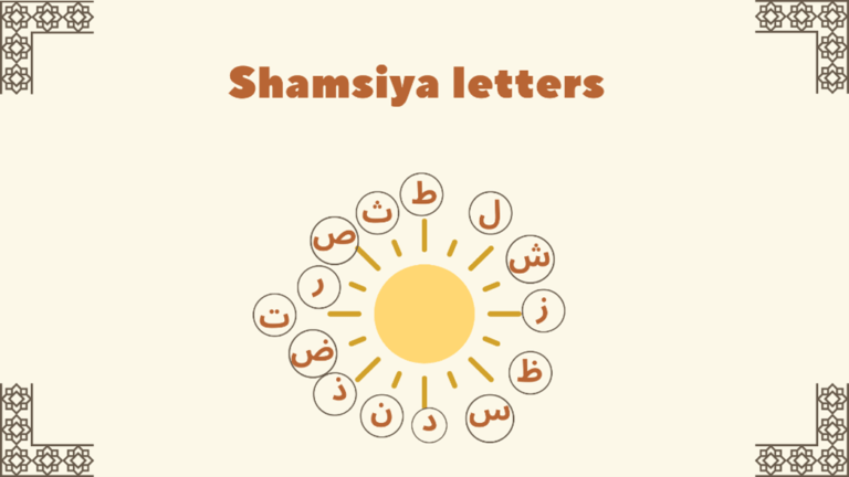 Lam Shamsiya & Lam Kamariya In Arabic | Letters & Examples