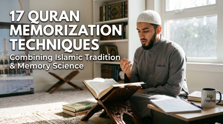 17 Quran Memorization Techniques That Actually Work
