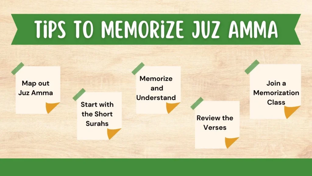 Juz Amma memorization tips